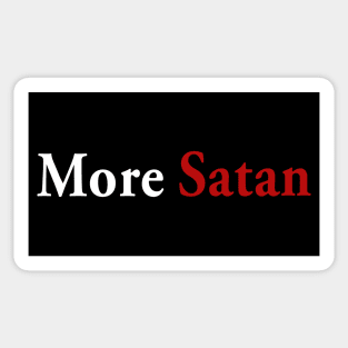 More Satan Sticker